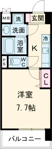 LIVIAZ KOBE CRESTの間取り画像