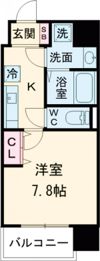 LIVIAZ KOBE CRESTの間取り画像