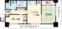 グランシティ三宮の間取り画像