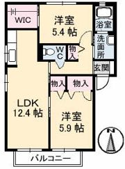 ディアナパレス A館の間取り画像