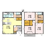 Dタウン南平野 Iの間取り画像