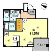 パークハイム弐番館 B棟の間取り画像