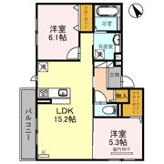 エクレール福田の間取り画像