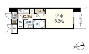 S－RESIDENCE宇品海岸の間取り画像