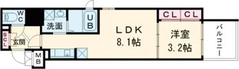 S－RESIDENCE宇品海岸の間取り画像