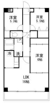 アクトヒルズ八千代Ⅱの間取り画像