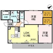 ル・コフレ放出の間取り画像
