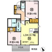 ベルカーサの間取り画像