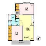 プルミエ・ラムール Aの間取り画像