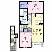 シャイニング Aの間取り画像