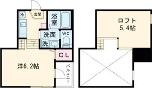 クレール城西の間取り画像
