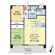 ライオンズマンション箱崎南の間取り画像