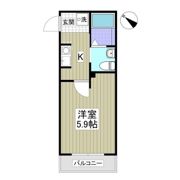 レジデンスウエスト淵野辺の間取り画像