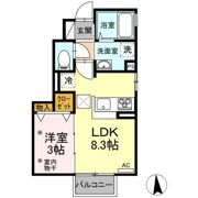ベルフールの間取り画像