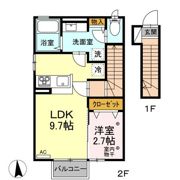 ベルフールの間取り画像