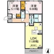 PREMILIFE花高松18の間取り画像