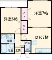アジュール広田の間取り画像