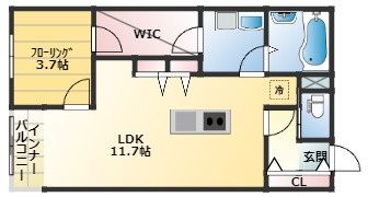 Spumoni A棟の間取り画像