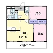 レジデンスグローリーの間取り画像