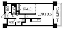 THE MUSE駅南の間取り画像