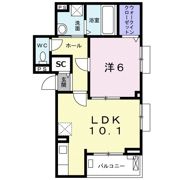 パストラーレ高槻の間取り画像