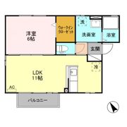 アネシス Bの間取り画像