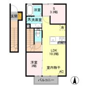 ブランの間取り画像