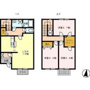 リースランド嬉野 Aの間取り画像