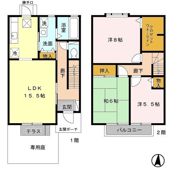 サンク ヴィラージュの間取り画像