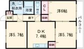 カサベルデ交野の間取り画像