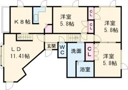 アピアーノBの間取り画像