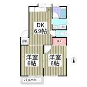 リバーサイドハイツの間取り画像
