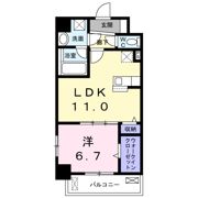 エリタージュK2の間取り画像