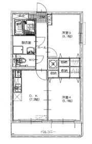 ブレイン新田の間取り画像