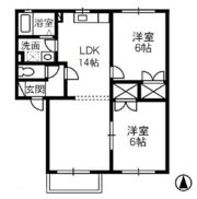 アンソレイエ・メゾンAの間取り画像