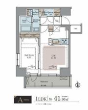 ラグゼナ八王子新町の間取り画像