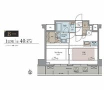 ラグゼナ八王子新町の間取り画像