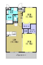 ステージア喜入Ⅴの間取り画像