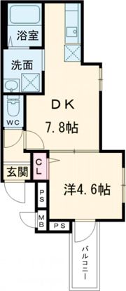 フジパレス堺駅EASTの間取り画像