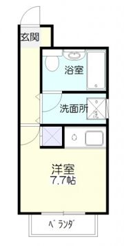 朝日プラザリバーサイド県庁前の間取り画像