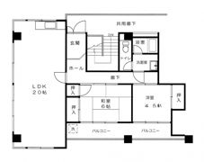 第2中川コーポラスの間取り画像
