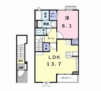ルミエール・フヂエBの間取り画像