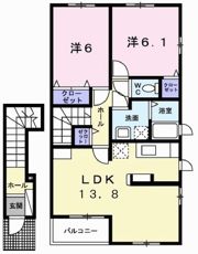 リサータCの間取り画像
