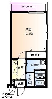 フジパレス城北Ⅰ番館の間取り画像