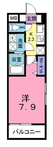エーデルハイムDの間取り画像