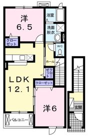 リリーフレジデンスの間取り画像