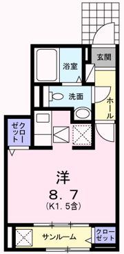 メゾンドルミエールの間取り画像