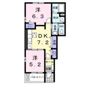 さくらろーずAの間取り画像