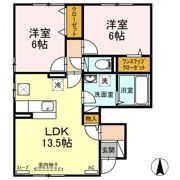 ブルーフォレスト笹崎の間取り画像
