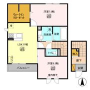 ローター ファーデンの間取り画像